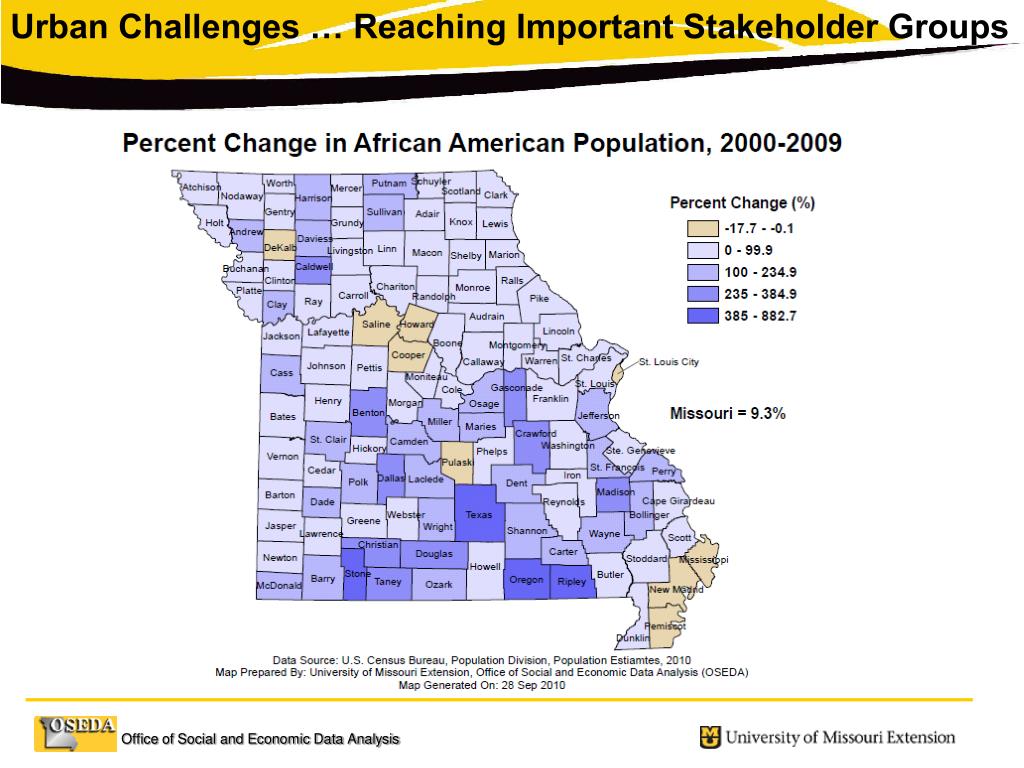 PPT Demographic Trends in the U.S. and Missouri Implications for