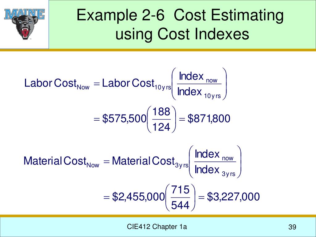 PPT Chapter 2 Engineering Costs and Cost Estimating PowerPoint