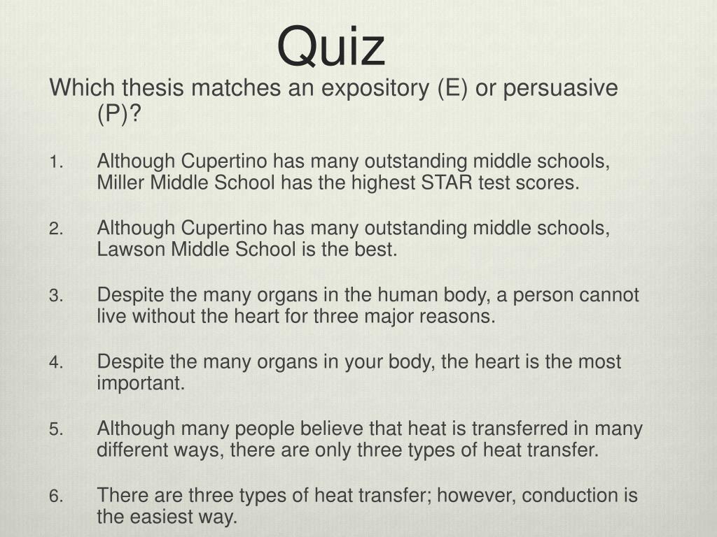 PPT - Expository VS Persuasive PowerPoint Presentation, free download