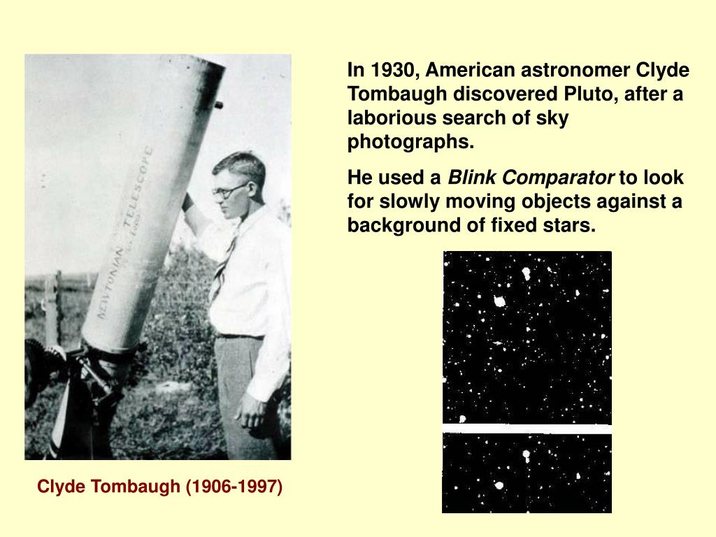 PPT Clyde Tombaugh (19061997) PowerPoint Presentation, free download