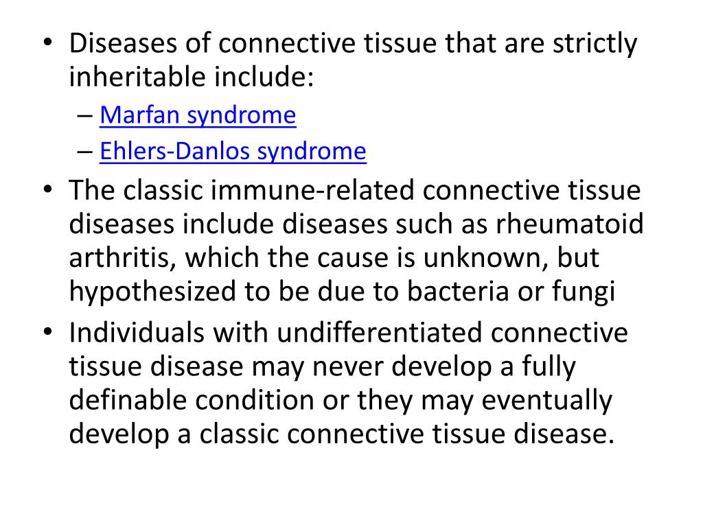 PPT Connective Tissue Disorders PowerPoint Presentation, free