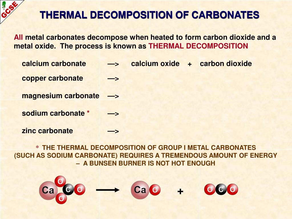 PPT CALCIUM CARBONATE A guide for GCSE students PowerPoint