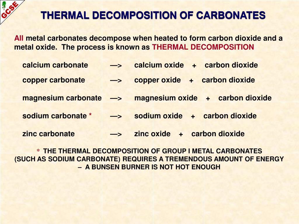 Lead Carbonate Thermal Word Equation at Ella Boldt blog