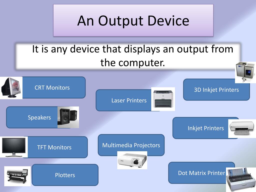 PPT Output Devices PowerPoint Presentation, free download ID1489721
