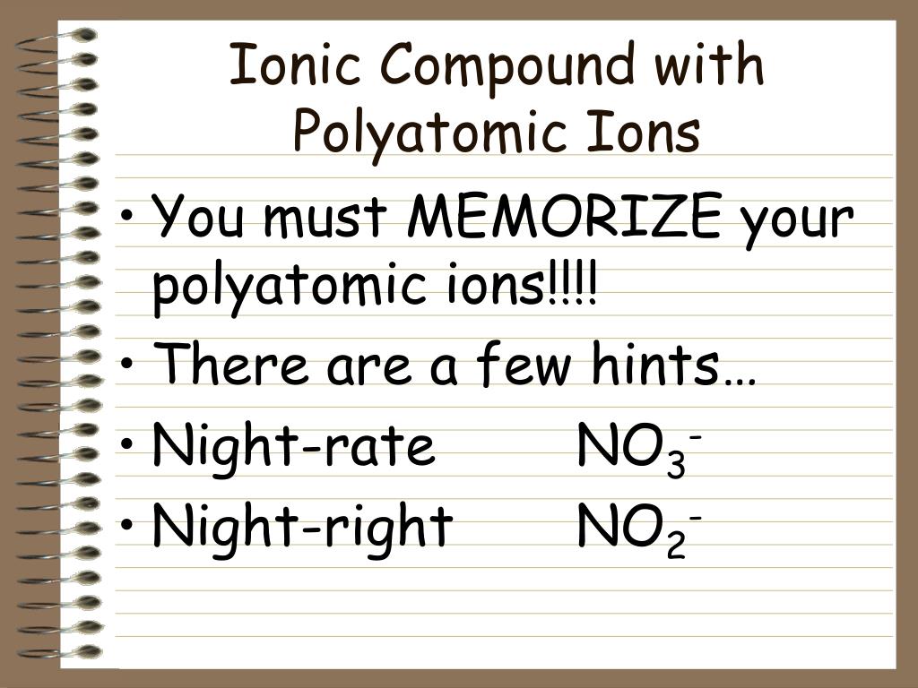 PPT Binary Ionic Compounds (Type I) PowerPoint Presentation, free