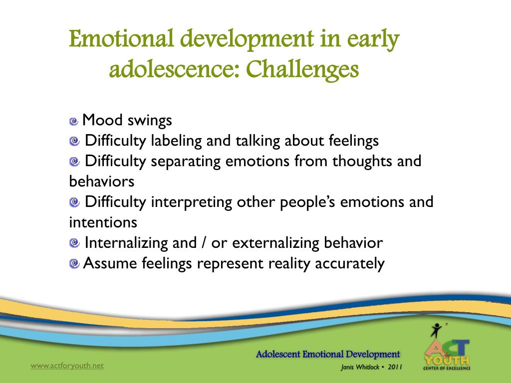 Emotional Development HHS Office of Population Affairs