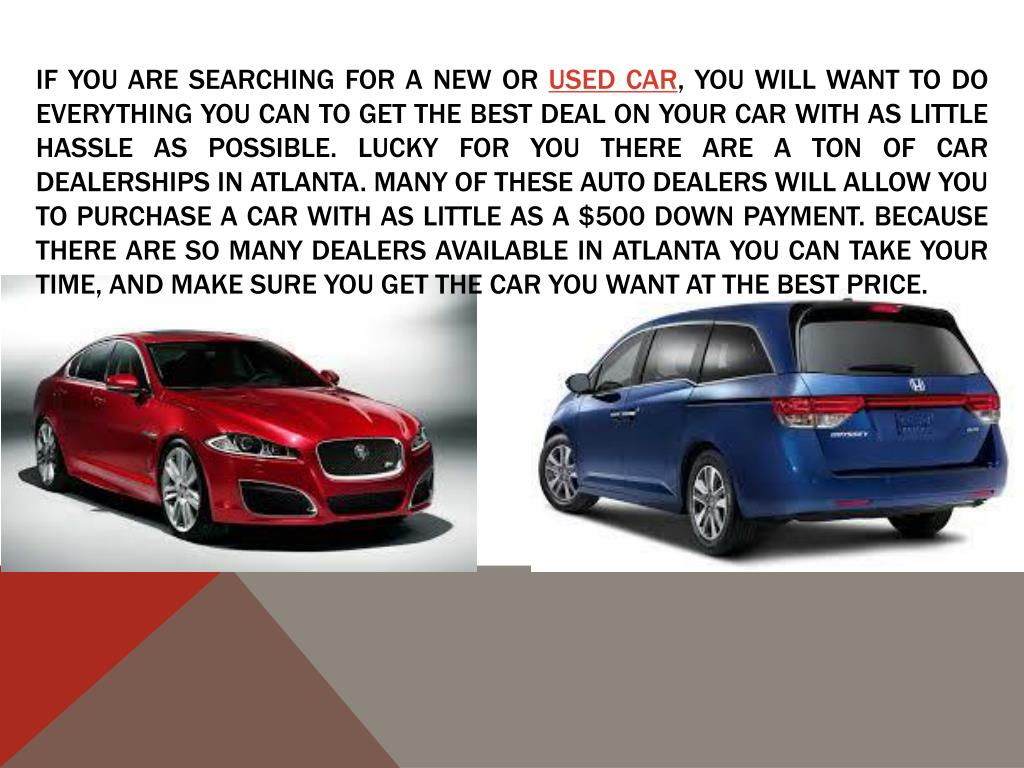 PPT Tips to Get a Good Deal on a Car in Atlanta PowerPoint
