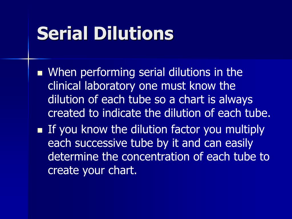 PPT Serial Dilutions PowerPoint Presentation, free download ID149795