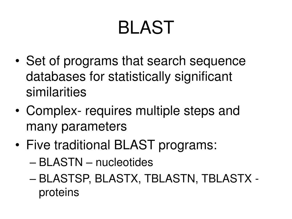 PPT Bioinformatics and BLAST PowerPoint Presentation ID150014