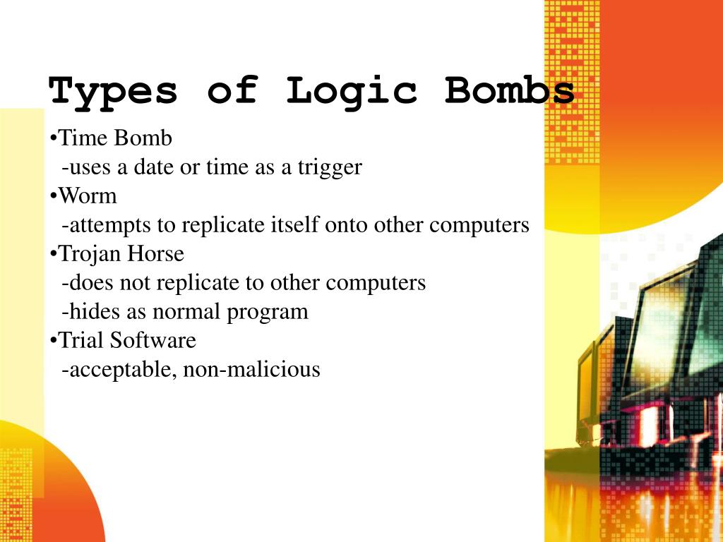 PPT Logic Bombs PowerPoint Presentation, free download ID150122