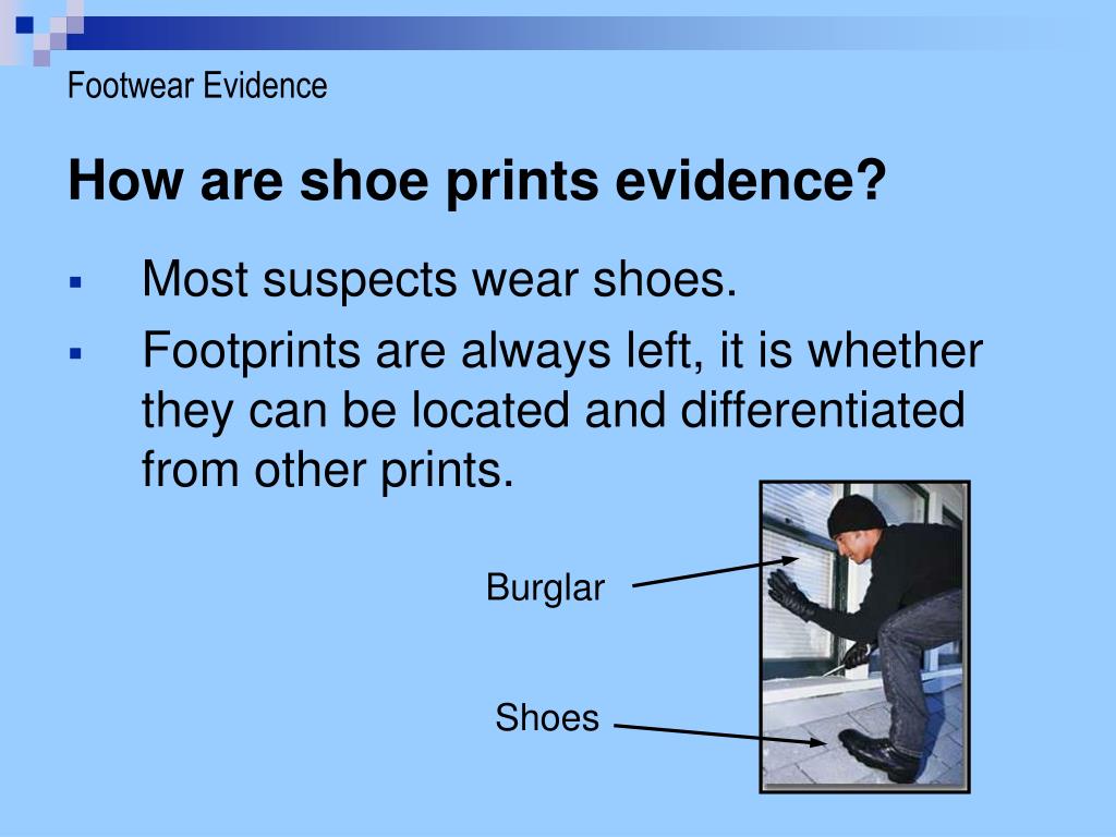 PPT Footwear Evidence PowerPoint Presentation, free download ID150778