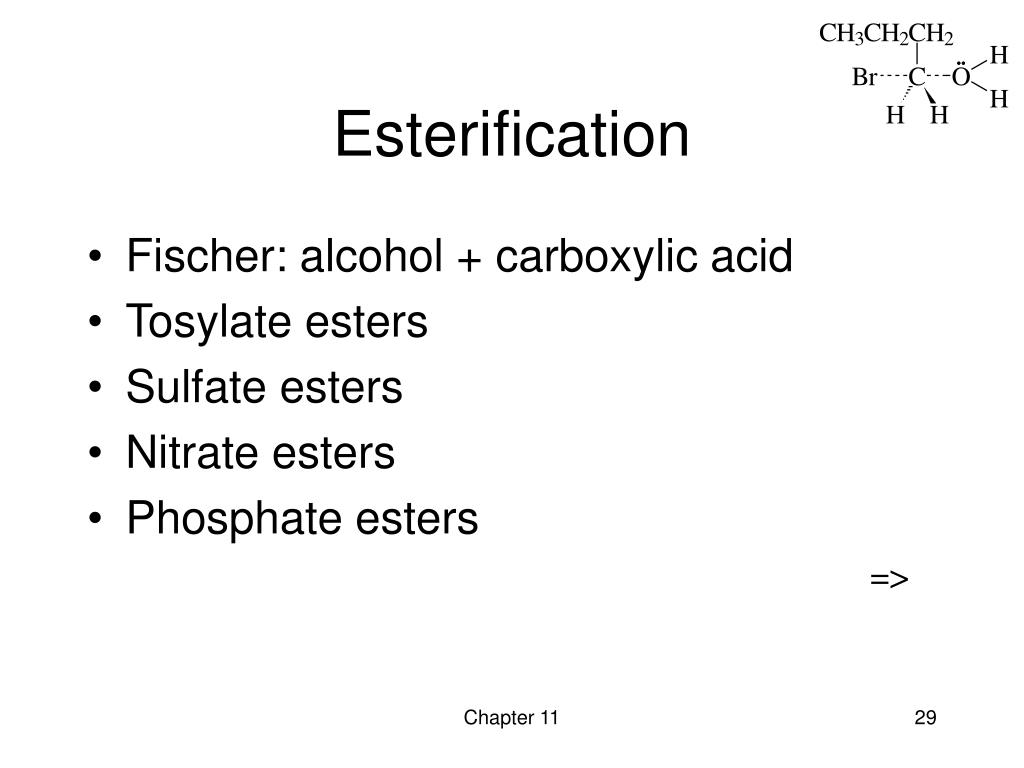 PPT Chapter 11 Reactions of Alcohols PowerPoint Presentation, free