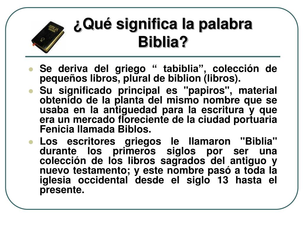 PPT LA BIBLIA PowerPoint Presentation, free download ID151847
