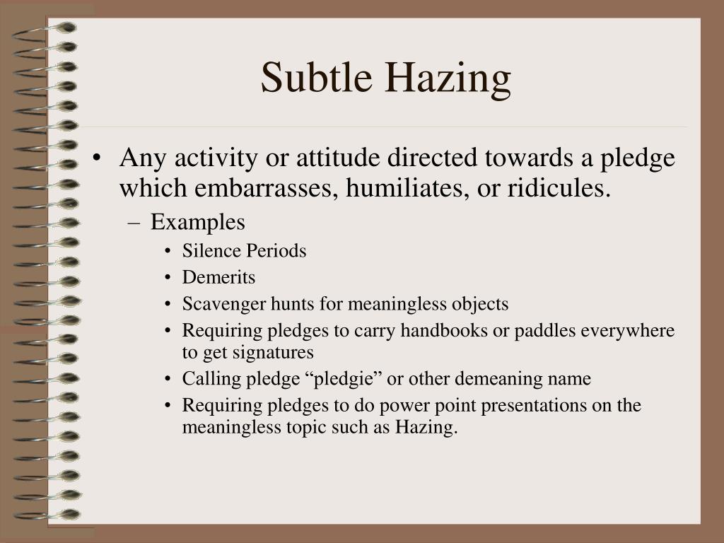 PPT Hazing PowerPoint Presentation, free download ID153628