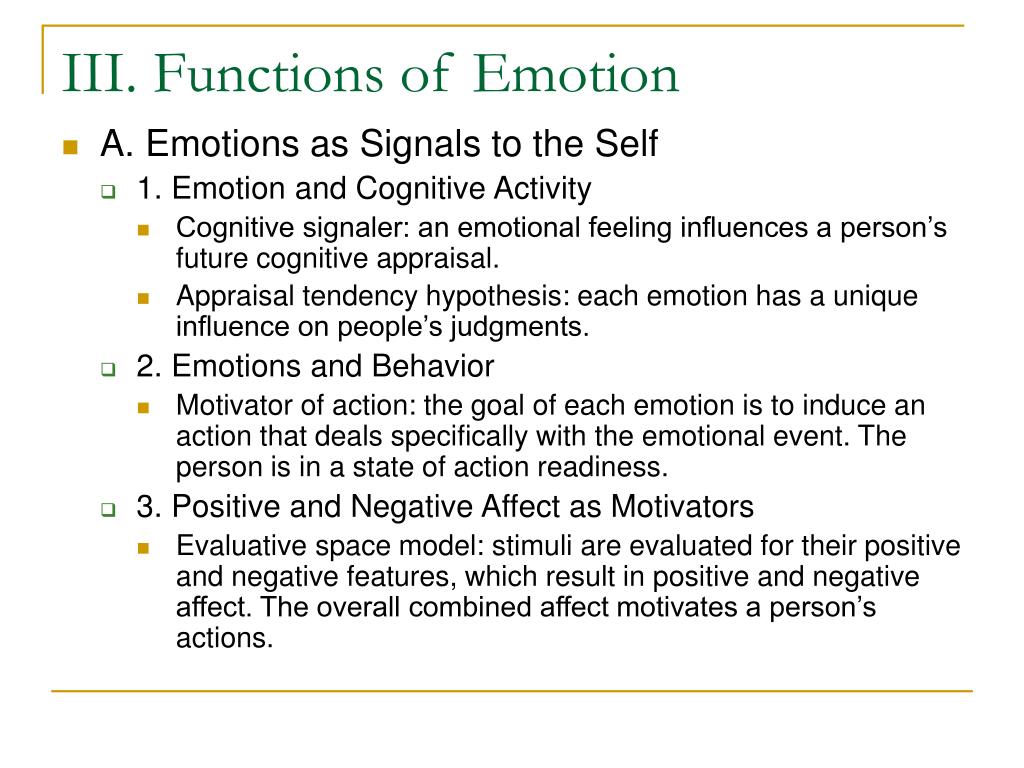 PPT The Unfolding and Function of Emotions PowerPoint Presentation, free download ID155524