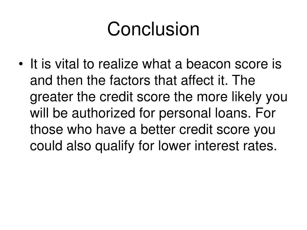 PPT beacon score PowerPoint Presentation, free download ID155715