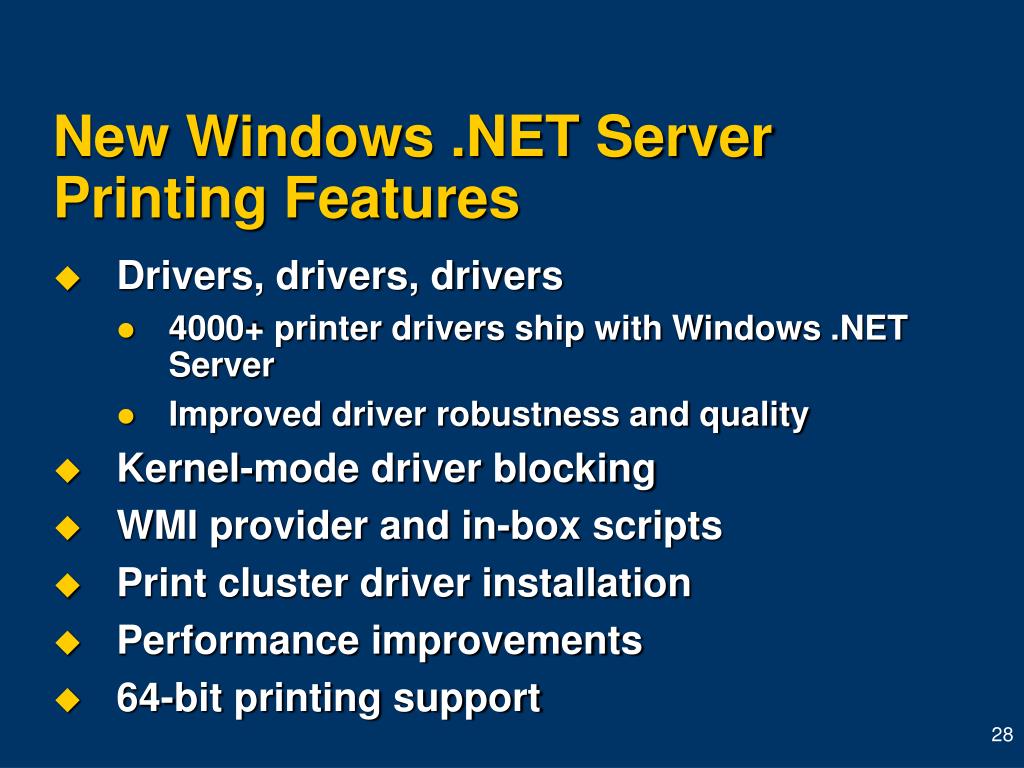 PPT Microsoft Windows 2000 Print Servers and Drivers John Clavin