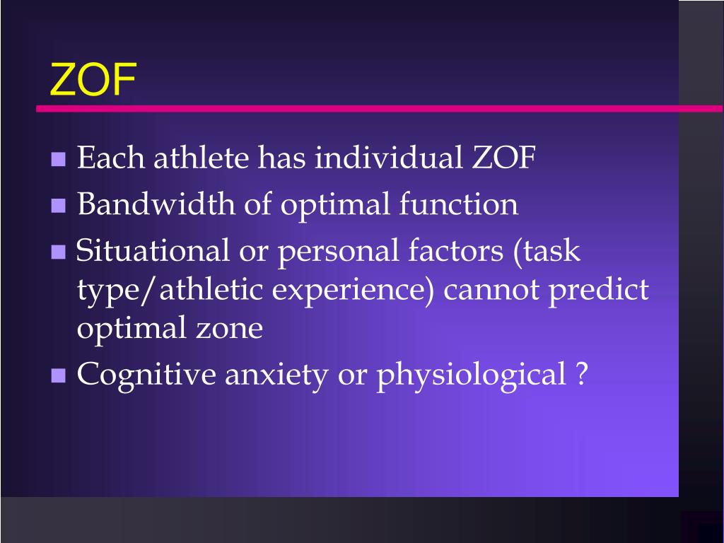 PPT Effects of Anxiety on Sport Performance PowerPoint Presentation