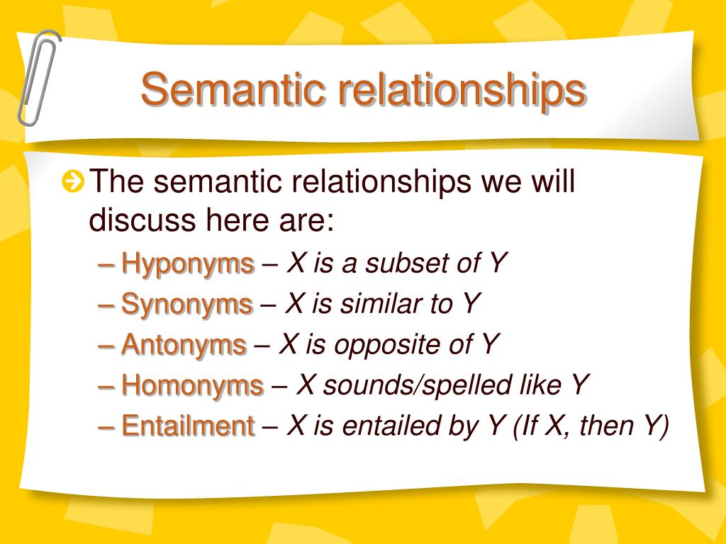 PPT Semantics Continued… PowerPoint Presentation, free download ID