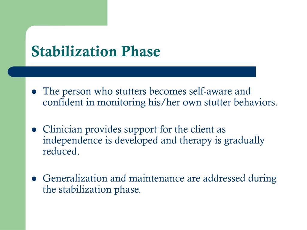 PPT Stuttering Modification Therapy The Van Riper Approach PowerPoint