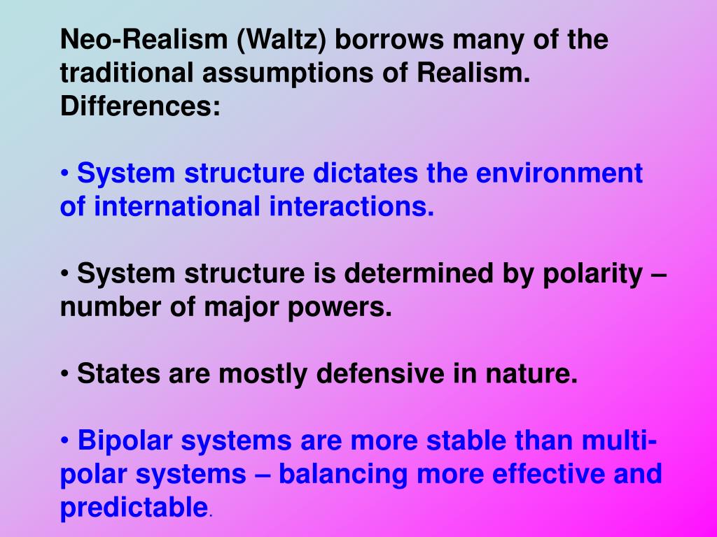 PPT The Theory of Realism PowerPoint Presentation, free download ID