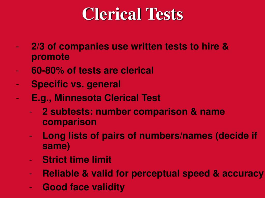 PPT Psychological Measurement in Industry PowerPoint Presentation