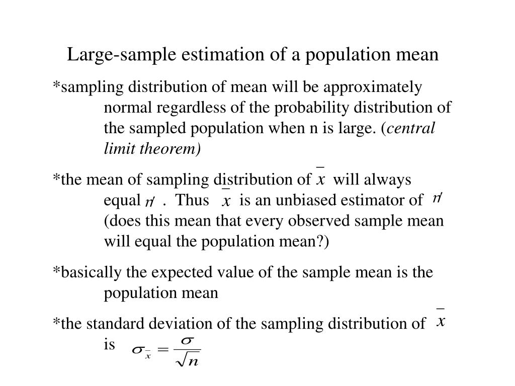 PPT Some Concepts * Estimators Random variables used to estimate