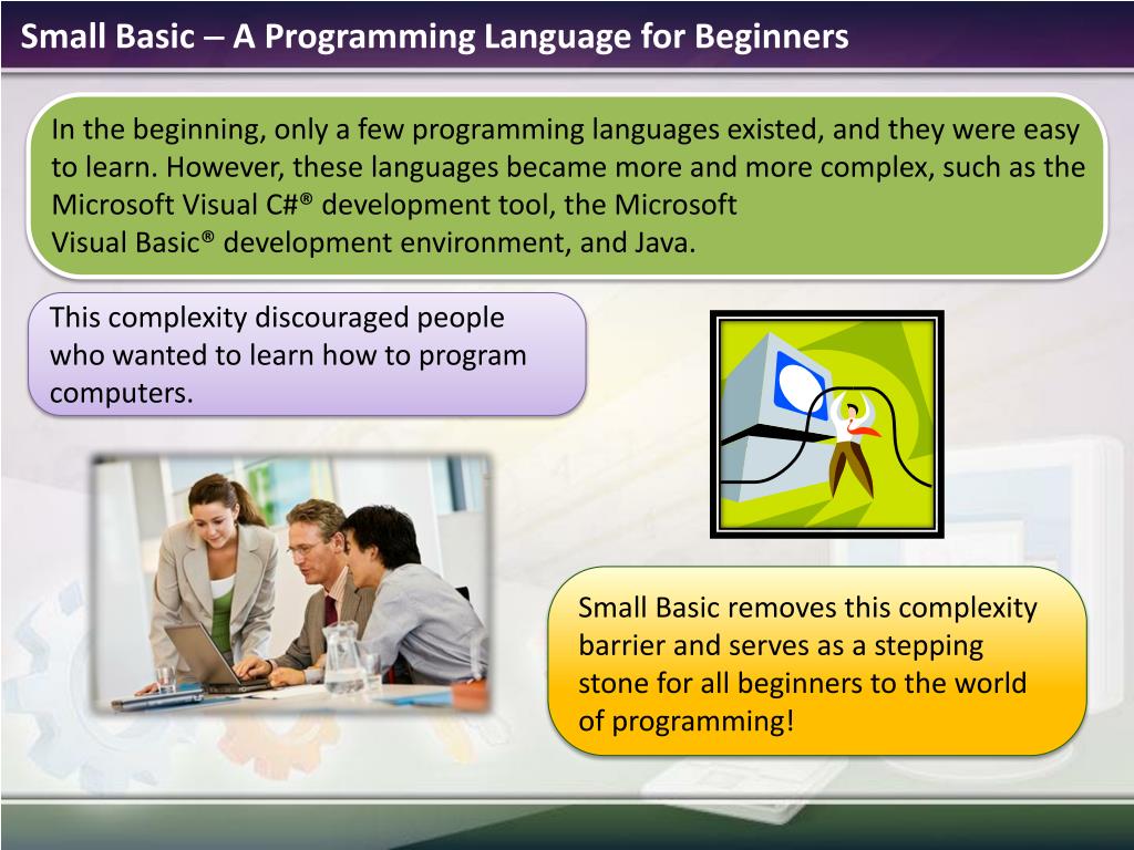 PPT Microsoft ® Small Basic PowerPoint Presentation ID160350