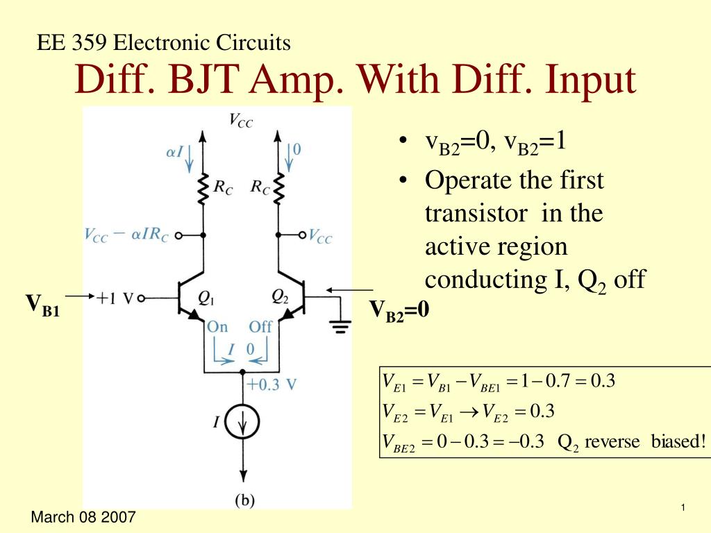PPT Differential and Multistage Amplifiers PowerPoint Presentation