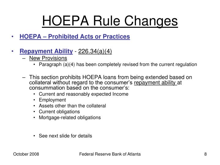 PPT HERA Regulatory Amendments PowerPoint Presentation ID163326
