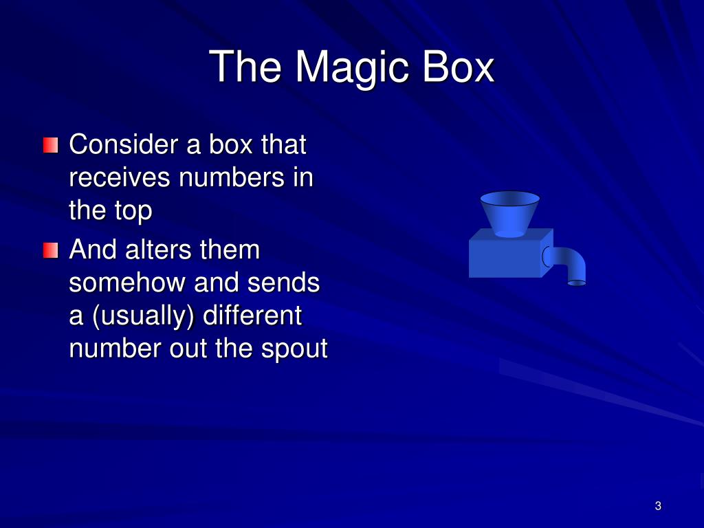 PPT Function Input and Output PowerPoint Presentation, free download