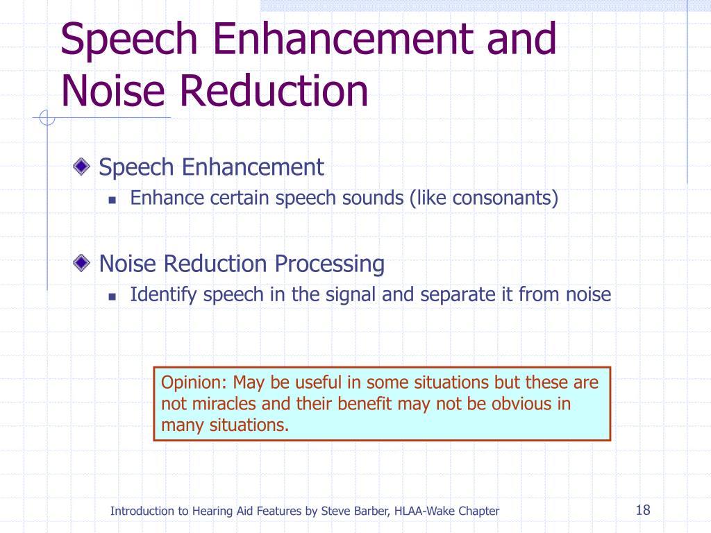 PPT Introduction to Hearing Aid Features PowerPoint Presentation