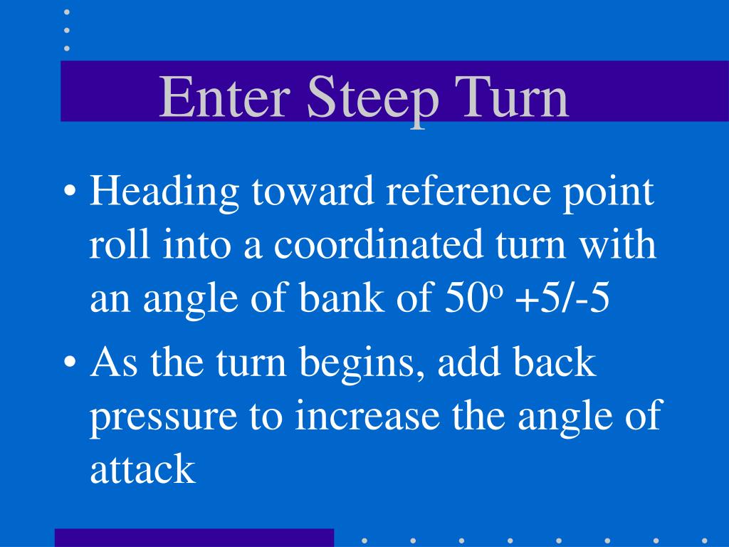 PPT Steep Turns PowerPoint Presentation, free download ID165432