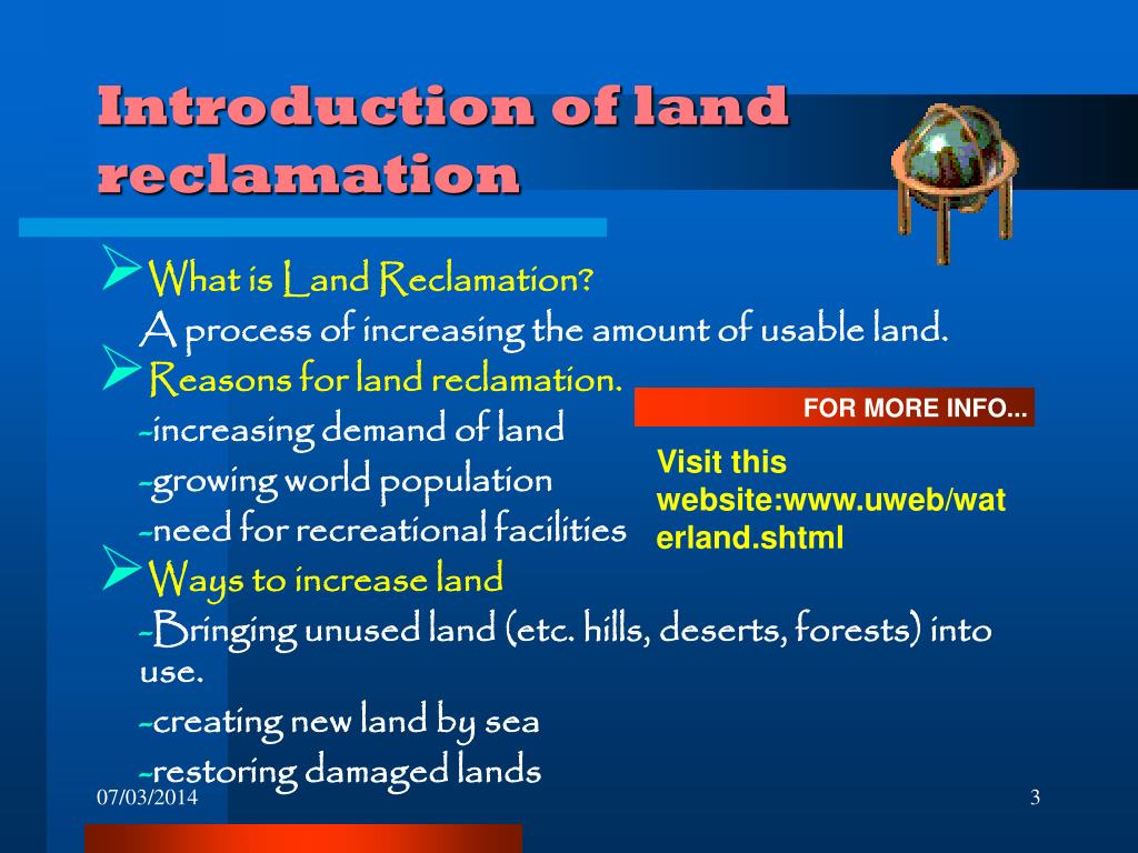 PPT Land Reclamation By Sea PowerPoint Presentation, free download