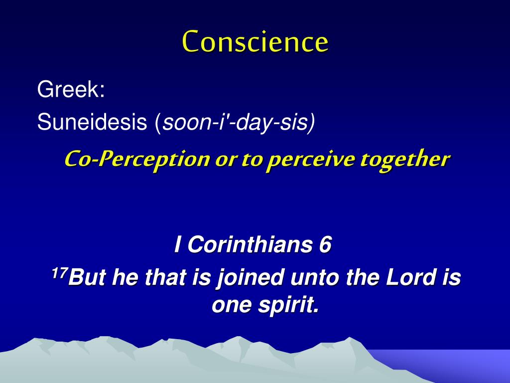 PPT Conscience The Voice of Your spirit PowerPoint Presentation, free download ID166191