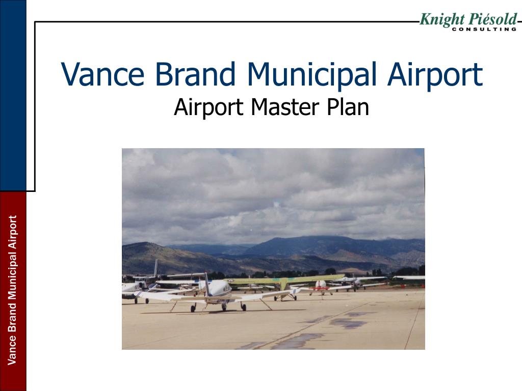 PPT Vance Brand Municipal Airport Airport Master Plan PowerPoint