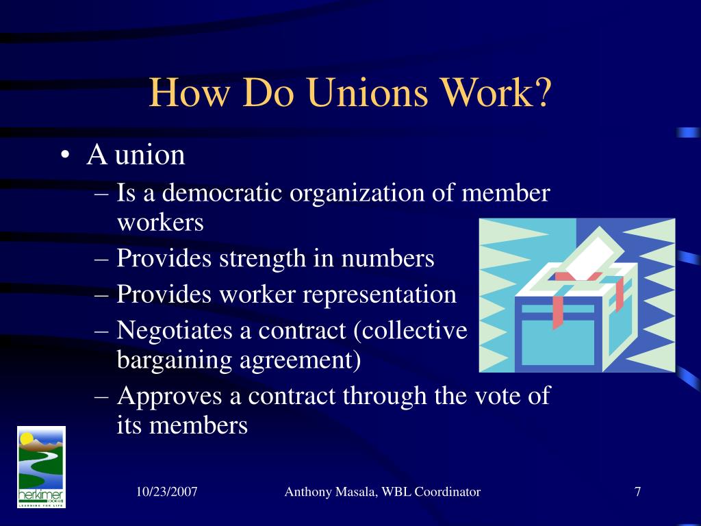 PPT LABOR UNIONS PowerPoint Presentation, free download ID166255