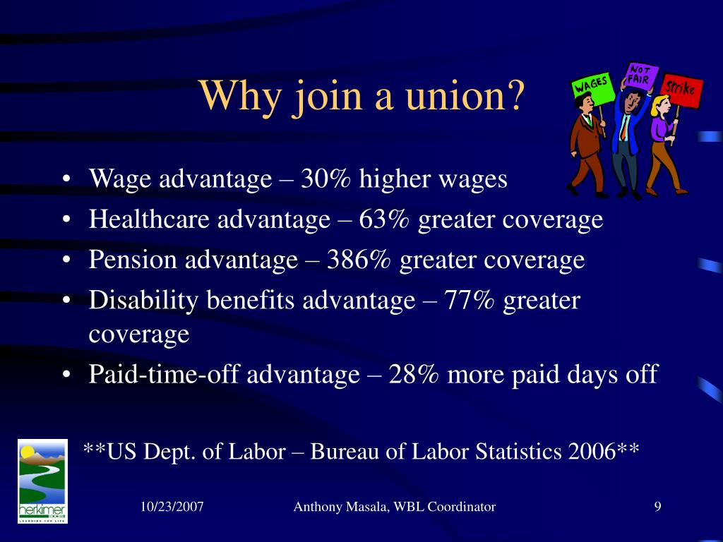 PPT LABOR UNIONS PowerPoint Presentation, free download ID166255