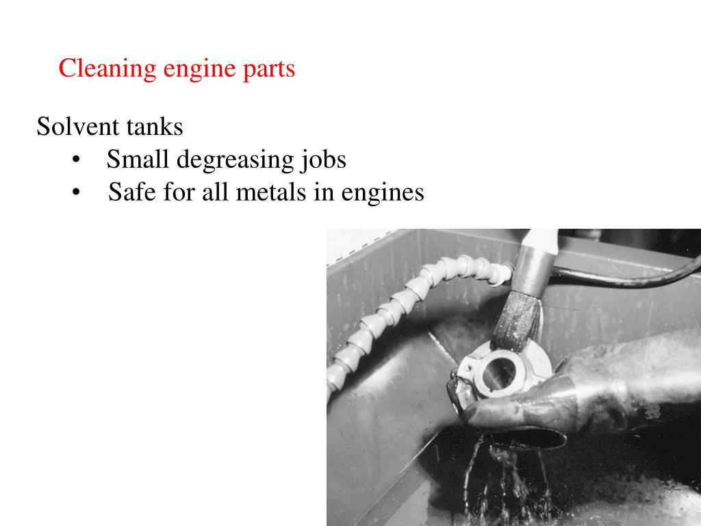 PPT Cleaning engine parts PowerPoint Presentation, free download ID166669