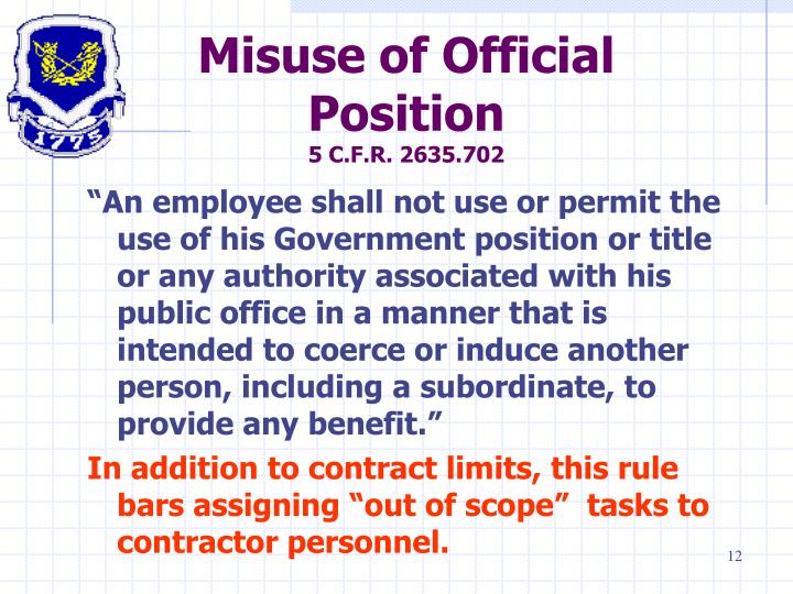 PPT ARMY STANDARDS OF CONDUCT PowerPoint Presentation ID168703
