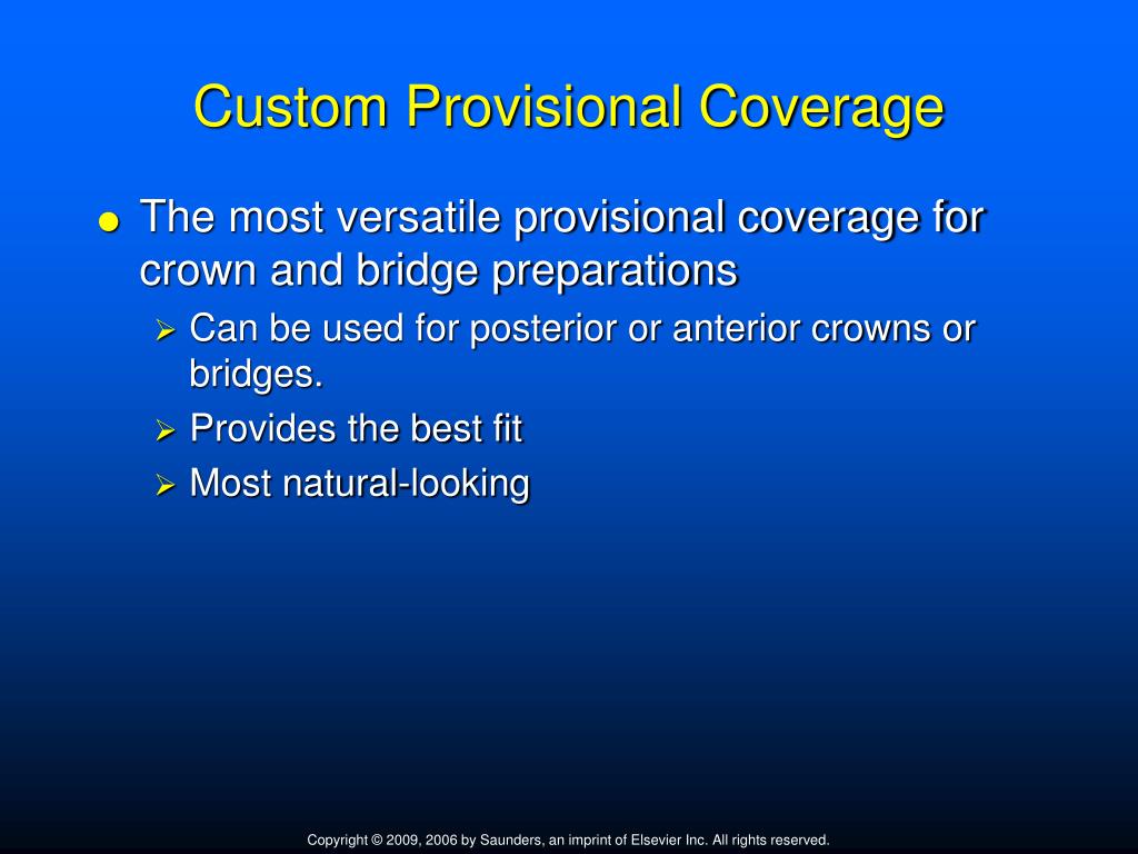 PPT Provisional Coverage PowerPoint Presentation, free download ID