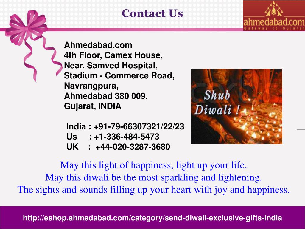 PPT Send Diwali Gifts to Ahmedabad, Diwali Gifts, Diwali Sweets