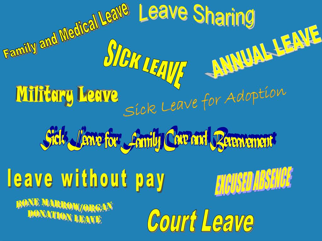 PPT SICK LEAVE PowerPoint Presentation, free download ID170399