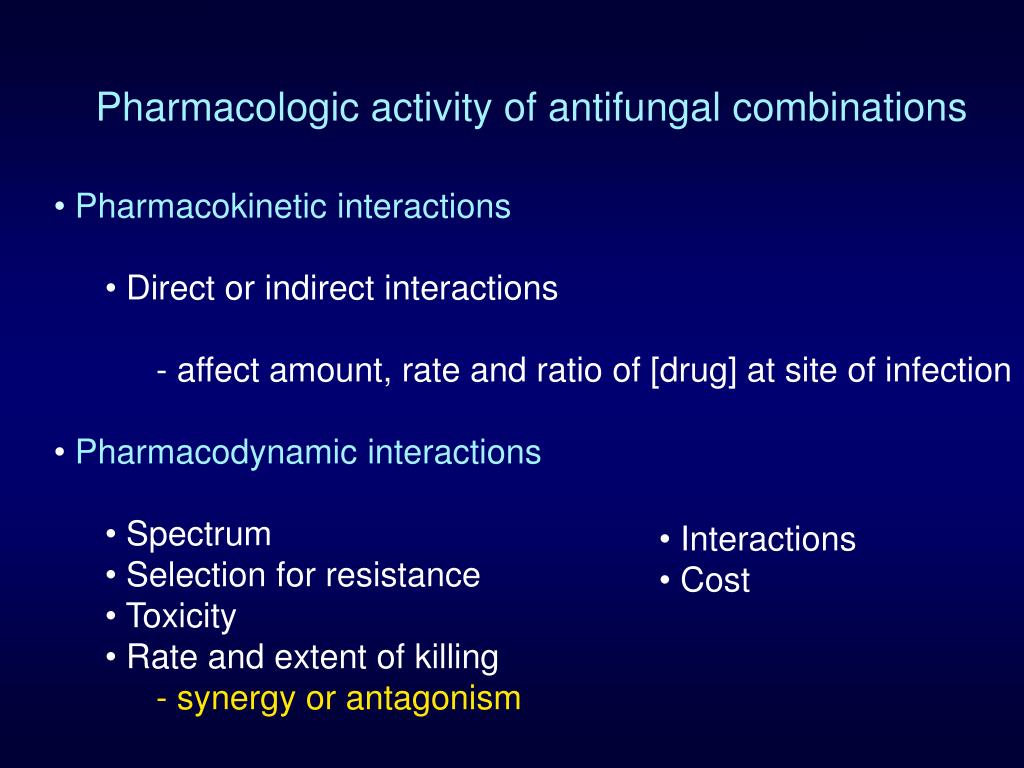 PPT Is combination antifungal therapy a viable option for the future