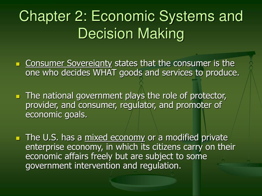 PPT Economics Chapter 2 Economic Systems and Decision