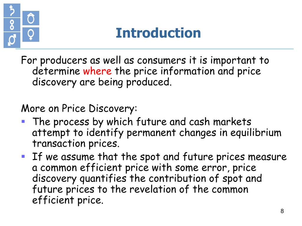 PPT Modelling and Measuring Price Discovery in Commodity Markets