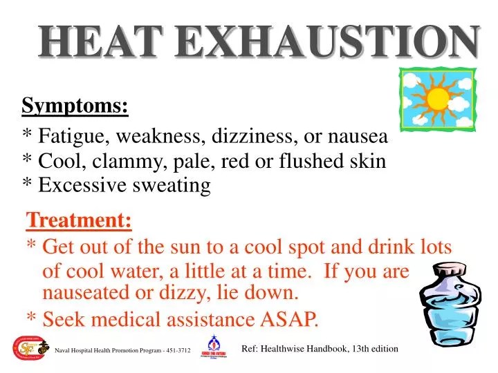 PPT HEAT EXHAUSTION PowerPoint Presentation ID174508