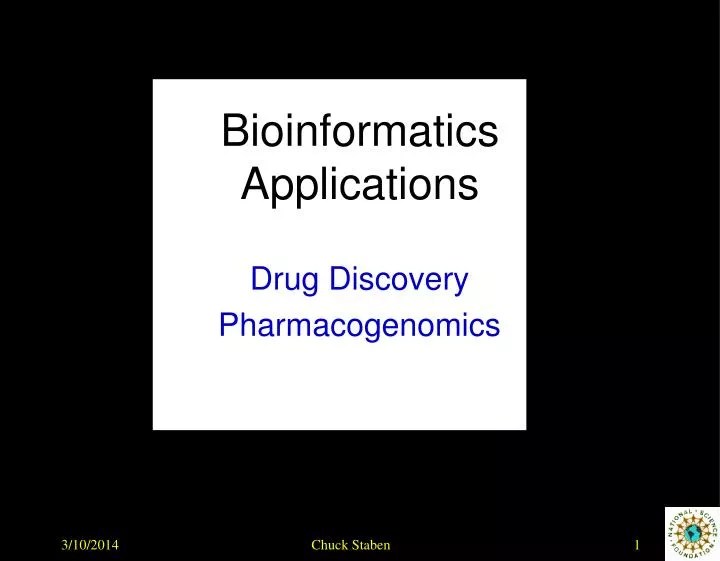 PPT Bioinformatics Applications PowerPoint Presentation, free