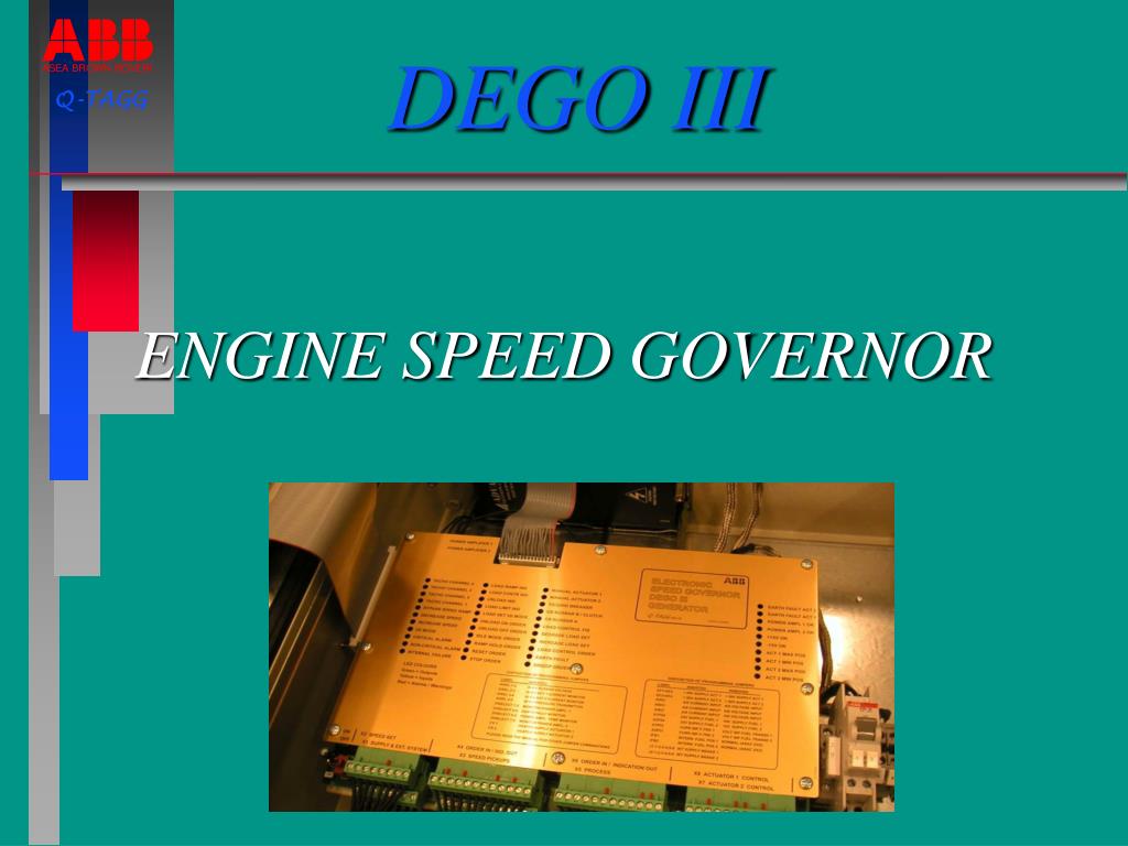 PPT ENGINE SPEED GOVERNOR PowerPoint Presentation, free download ID175492