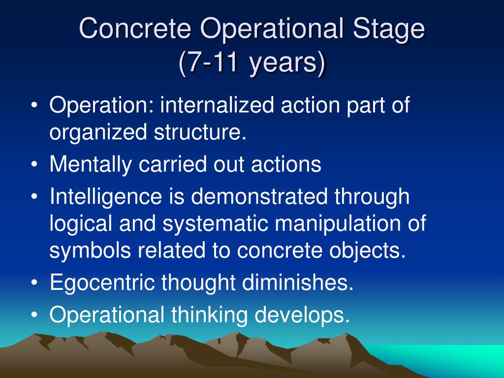 Concrete Operational Thought: Applying Logical Thinking To Problem-Solving